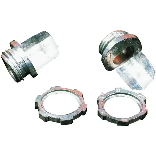 Wiremold B-81 Metallic 1/2 In. Galvanized Steel Connector Pair