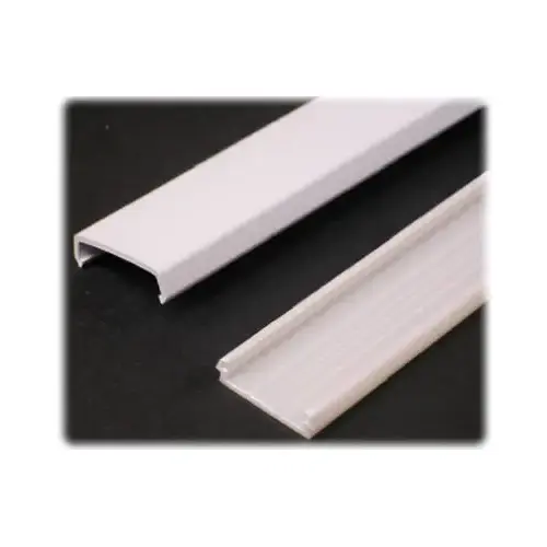 Wiremold NMW1 NMW Raceway Wire Channel, 60 in L, 1-5/16 in W, 1 -Channel, Plastic, White