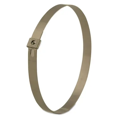 Band-It AS2149 Tie-Lok  304 and 316 Stainless Steel Tie, 250 lb, 29 in, Silver - pack of 100