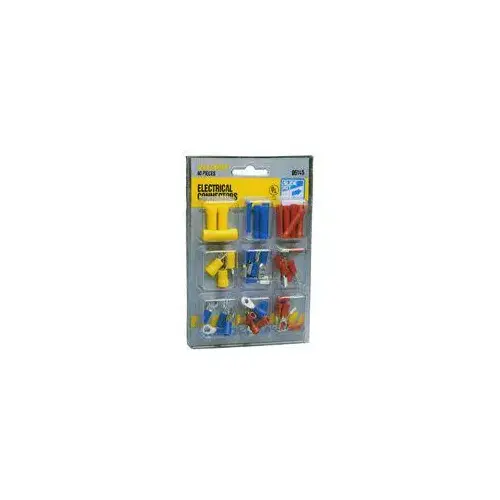 Calterm 05145 Terminal and Connector Kit 22-10 AWG Solid/Stranded Assorted Assorted