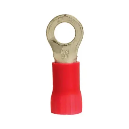 GB 21-1055 Ring Terminal, 600 V, 16 to 14 AWG Wire, 5/16 to 3/8 in Stud, Vinyl Insulation, Blue - pack of 7