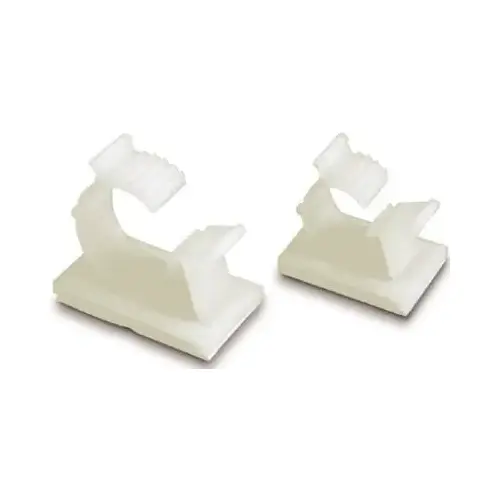 GB GKK-1550 Adhesive-Mounted Releasable Cord Clamp, 1/2 In   pack of 4 White