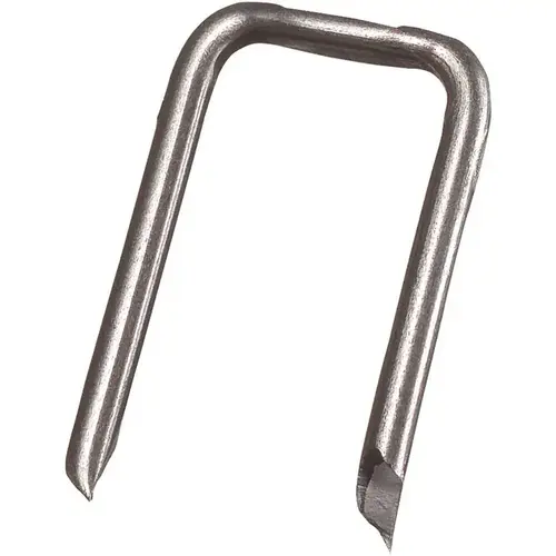GB MS-450BX Cable Staple, 9/16 in W Crown, 1-1/4 in L Leg, Metal, Graphite - pack of 450