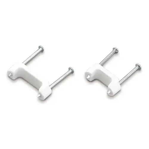GB PS-1550T-XCP5 Cable Staple 1/2" W Plastic Insulated Zinc-Plated - pack of 75