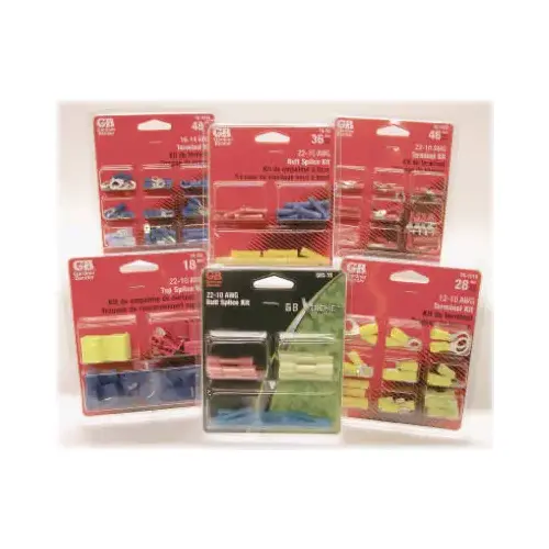 GB TK-1822 Terminal Lug Kit - pack of 46