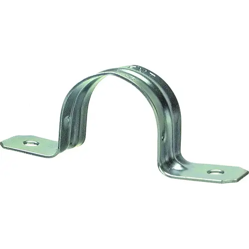 Halex 96163 1 In. Click-On EMT 2-Hole Conduit Strap Zinc-Plated