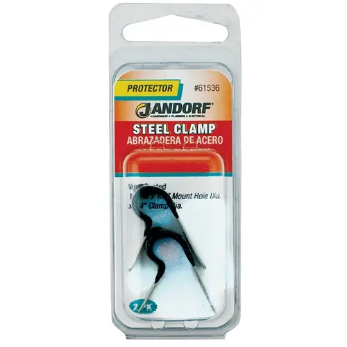 Jandorf 61536 Loom Clamp, Steel/Vinyl, Black