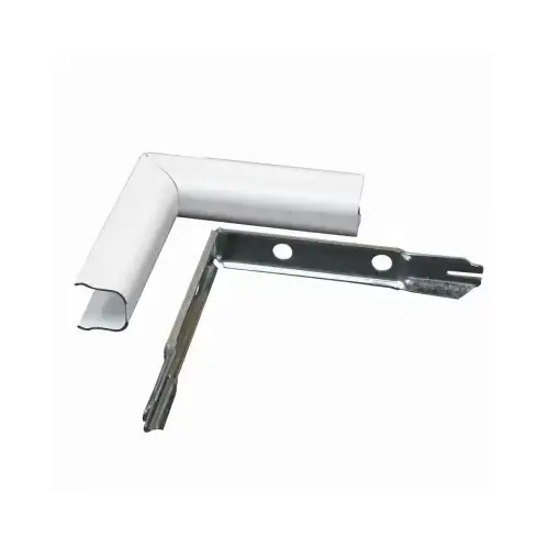 Wiremold BWH7 Raceway Inside Elbow, Metal, White