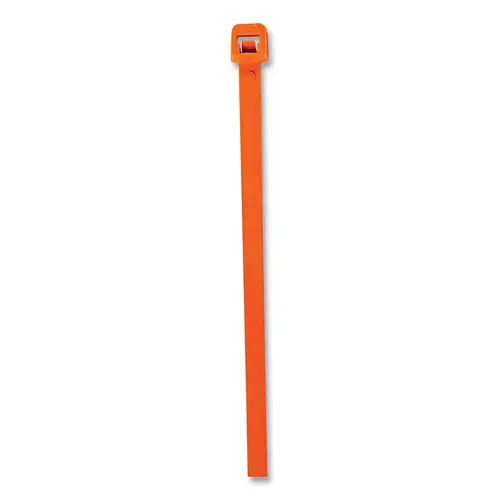 Anchor Industries 1450ORG General Purpose Cable Tie, 50 lb Tensile Strength, 14.6 in L, Orange, 100 EA/BG - pack of 100