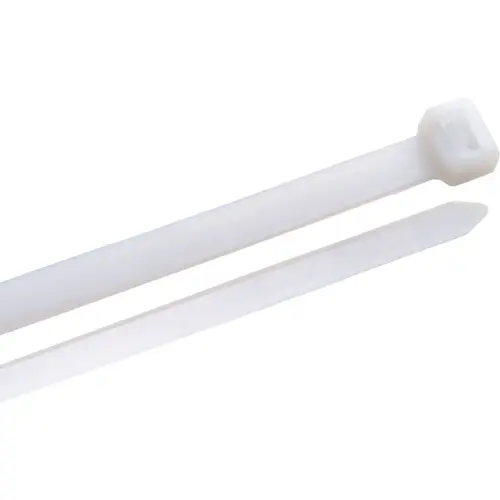 Gardner Bender 45-518N 18 In. x 0.35 In. Natural Color Heavy-Duty Nylon Cable Tie - pack of 10