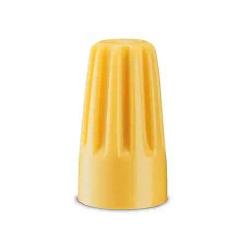 GB 19-004-XCP10 WireGard -4 Wire Connector, 18 to 10 AWG Wire, Steel Contact, Thermoplastic Housing Material, Yellow - pack of 90