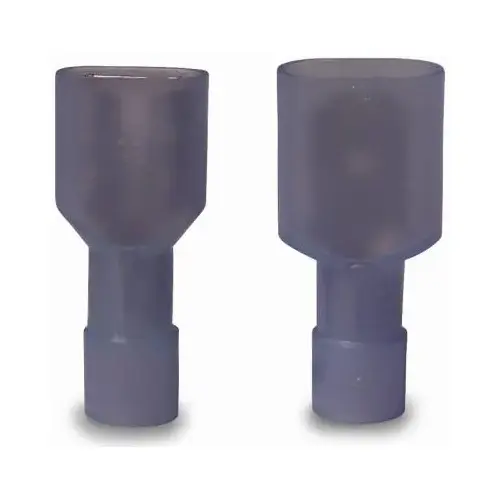 GB 20-153P Disconnect Terminal, 600 V, 16 to 14 AWG Wire, 1/4 in Stud, Vinyl Insulation, Blue