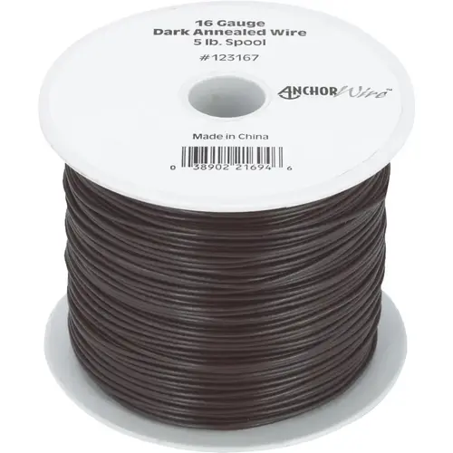 Hillman 123167 Mechanics Wire 50 ft. L Black Annealed Steel 16 Ga. Black Annealed