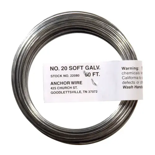 Hillman 123181 Stove Pipe Wire 3.5" D X 50 ft. L Galvanized Steel 20 Ga. Galvanized
