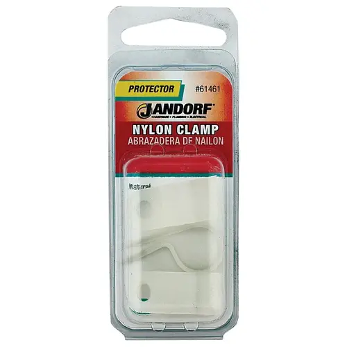 Jandorf 61461 Cable Clamp, Nylon, Natural