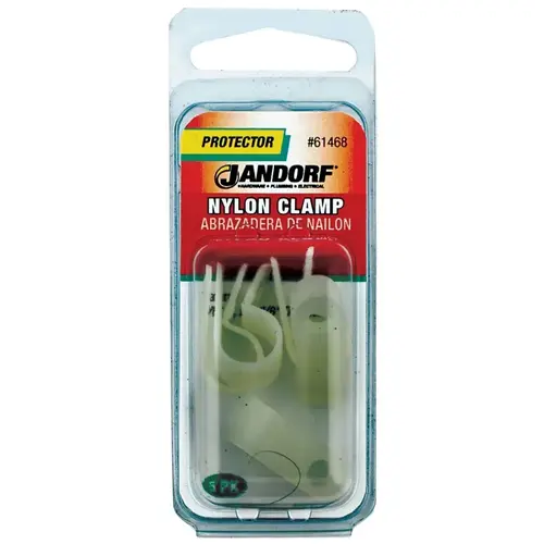 Jandorf 61468 Cable Clamp, Nylon, Natural