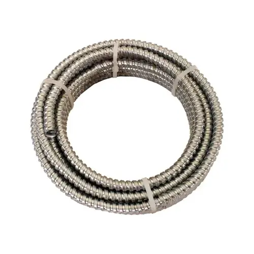 Southwire 55081802 Galflex Flexible Conduit, 1/2 in, 100 ft L, Steel Gray
