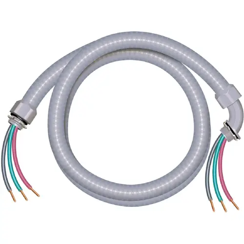 Southwire 55189307 6 Ft. x 3/4 In. Flexible Non-Metallic Pre-Wired Whip