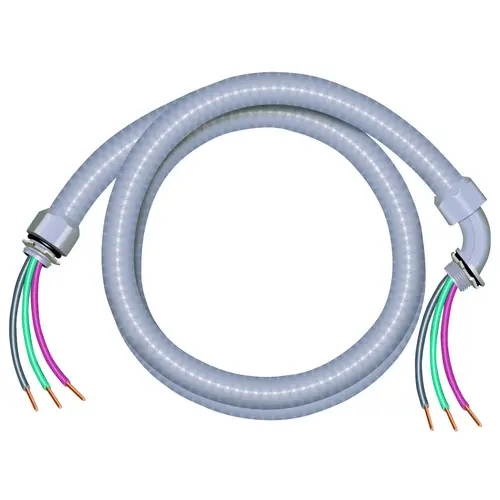 Southwire 55189407 Flexible Whip, 10 AWG Cable, Copper Conductor, THHN Insulation