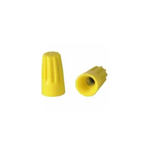 GB 10-004-XCP1 WireGard -4 Wire Connector, 18 to 10 AWG Wire, Steel Contact, Polypropylene Housing Material, Yellow