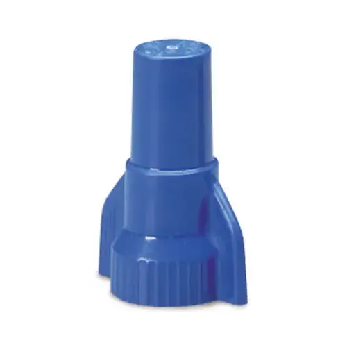 GB 19-089 WingGard Wire Connector, 14 to 6 AWG Wire, Steel Contact, Thermoplastic Housing Material, Blue Pair