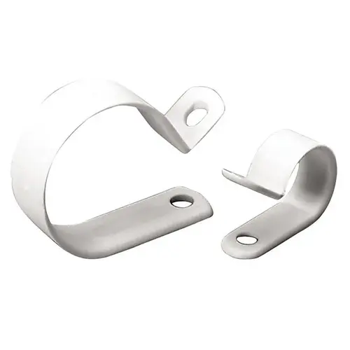 GB PPC-1600 Cable Clamp, 1 in Max Bundle Dia, Plastic, White - pack of 4
