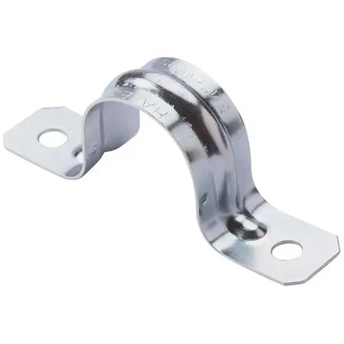 Halex 26166 2 in. 2-Hole Electrical Metallic Tube (EMT) Straps - Pair Galvanized