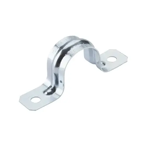 Halex 61230 3 In. Snap-On Rigid/Intermediate Grade 2-Hole Conduit Strap Galvanized