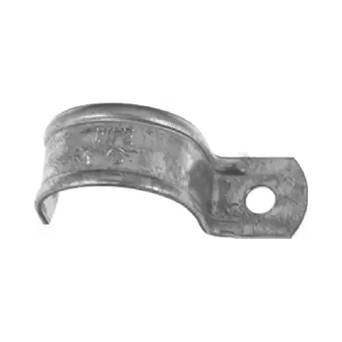 Halex 96112 One Hole Rigid/IMC Conduit Straps, 3/4-In   pack of 4 Galvanized