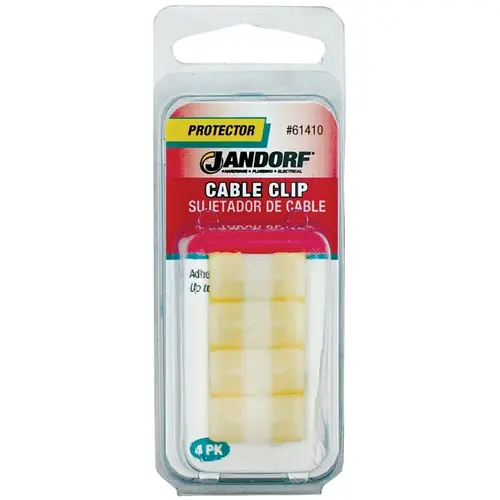 Jandorf 61410 Cable Clip, Nylon, Natural