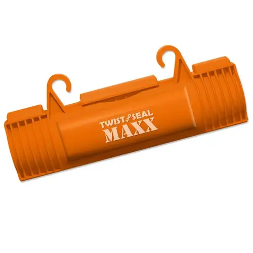 Twist and Seal TSMX-OR Cord Protector Maxx Cord 4.5" D X 10" L Orange