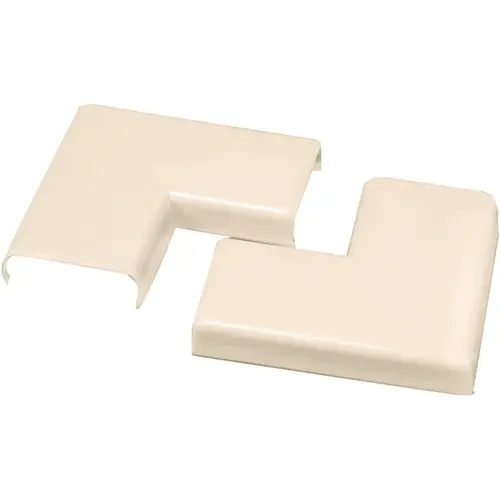 Wiremold NM6-XCP5 Raceway Elbow, Flat, Non-Metallic, Plastic, Ivor - 2 per pack x5 packs