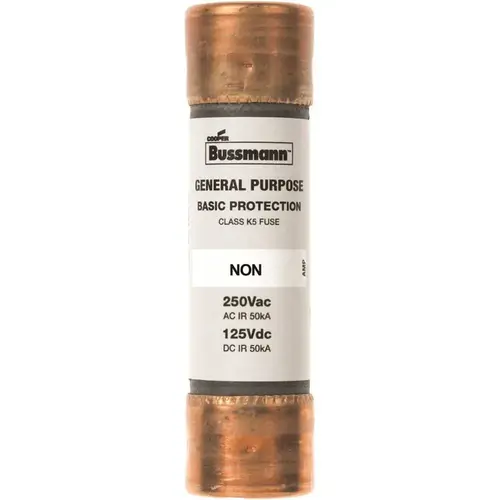 Cooper Bussmann BP/NON-30 30 Amp Brass Cartridge Fuses - Pair