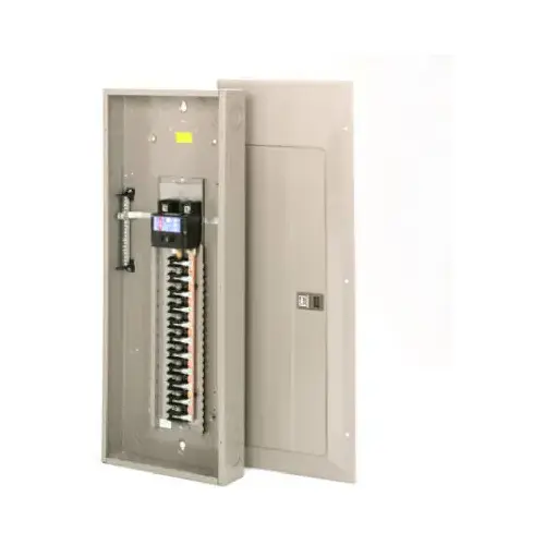 Eaton CHP42B200 Load Center, 84 -Pole, 200 A, 42 -Space, 48 -Circuit, Main Breaker, Plug-On Neutral, Type CH
