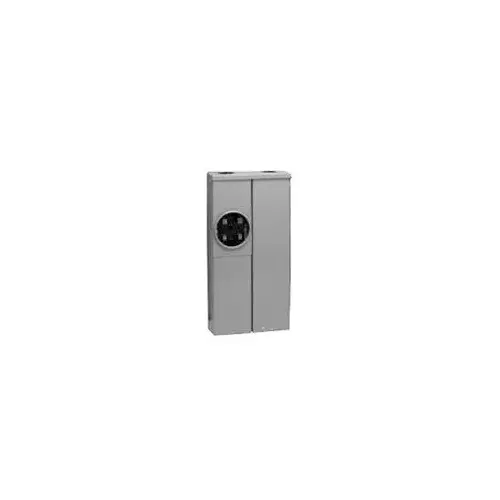Eaton MBE1224B100BTS Meter Breaker, 24 -Pole, 100 A, 12 -Space, NEMA 3R Enclosure, Surface Mounting Gray