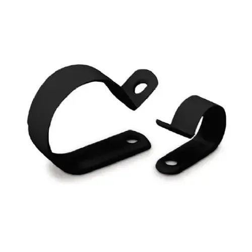 GB PPC-1525UVB Cable Clamp, 1/4 in Max Bundle Dia, Plastic, Black - pack of 18