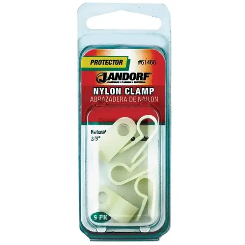 Jandorf 61466 Cable Clamp, Nylon, Natural