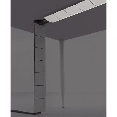 Richelieu Hardware 1689010 Horizontal Cable Guide Column (under the desk) Satin Aluminum