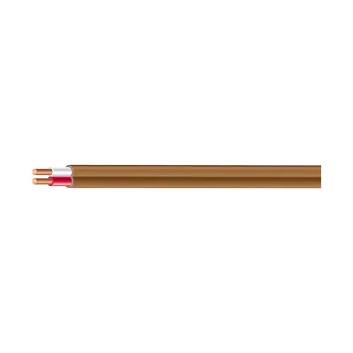 Southwire 64162144-XCP500 Thermostat Wire 500 ft. 18/2 Solid Copper Brown - pack of 500
