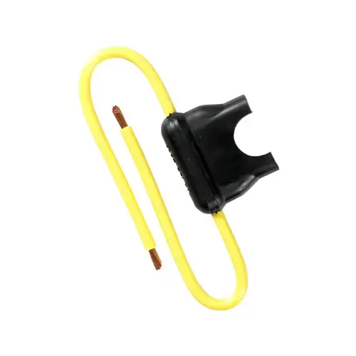 Bussmann BP/HHC-RP 20-Amp #16 ATC Inline Blade Fuse Holder Yellow