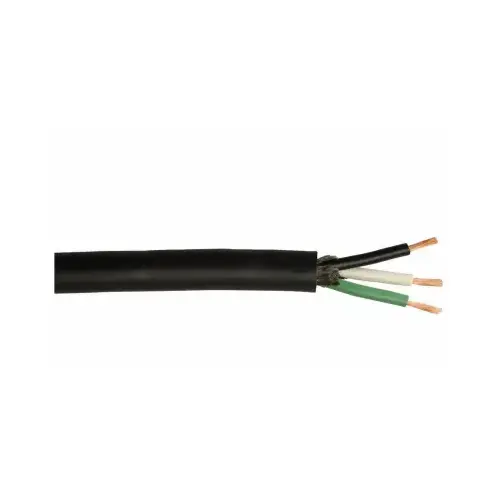 CCI 55043303 Power Cord, 14 AWG Wire, 3 -Conductor, Copper Conductor, TPE Insulation, Seoprene/TPE Sheath, 300 V Black