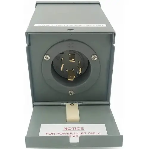 Connecticut Electric EGSPI30 BOX INLET POWER W/COVER 30A