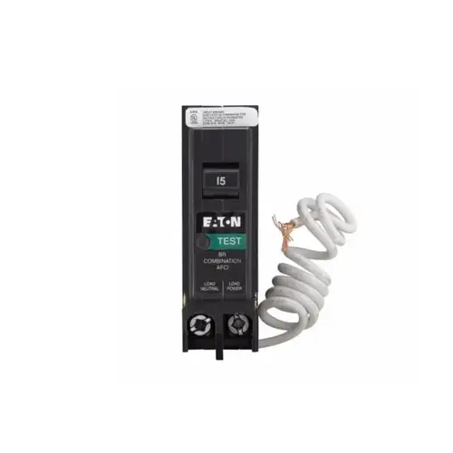 Eaton BRN115AF Circuit Breaker 15 amps Plug In Single Pole