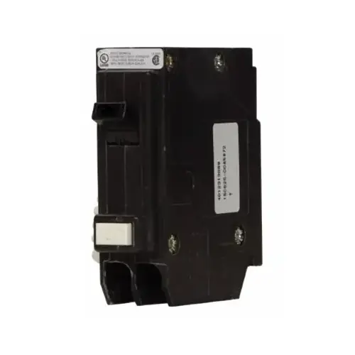 Eaton BRP120GF Circuit Breaker, Type BR GFCI, 20 A, 1 -Pole, 120/240 V, Trip-to-Center Trip, Plug Mounting