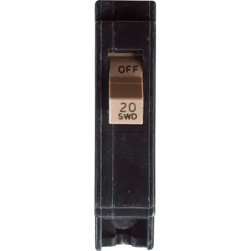 Eaton CHF120 Circuit Breaker with Flag, Type CH, 20 A, 1 -Pole, 120/240 V, Mechanical Trip, Plug Mounting