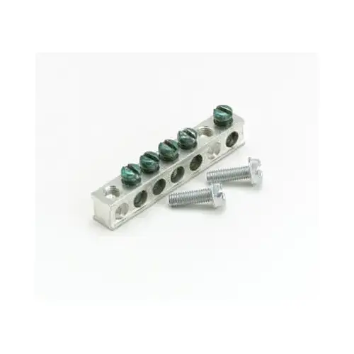 Eaton GBK5P Ground Bar Kit Cutler-Hammer 0 amps N/A V 5 space 5 circuits Bolt-On Mount Aluminum