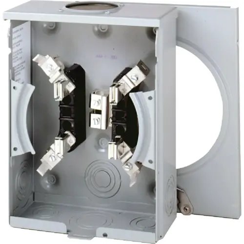 Eaton UHTTRS101BE 100A 600V 4-Jaw Meter Socket with Horn Bypass