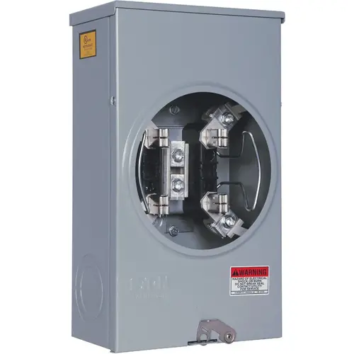 Eaton UHTTRS202BCH 200A 600V 4-Jaw Polyester-Coated Meter Socket