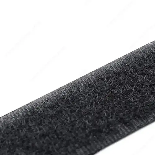 Reliable 464220201625 Sew-On Hook and Loop Black