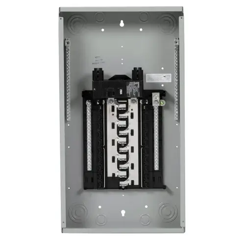 Siemens PN2040B1200C PN Assembled Load Center, 200 A, 20 -Space, 40 -Circuit, Main Breaker, Plug-On Neutral, Gray